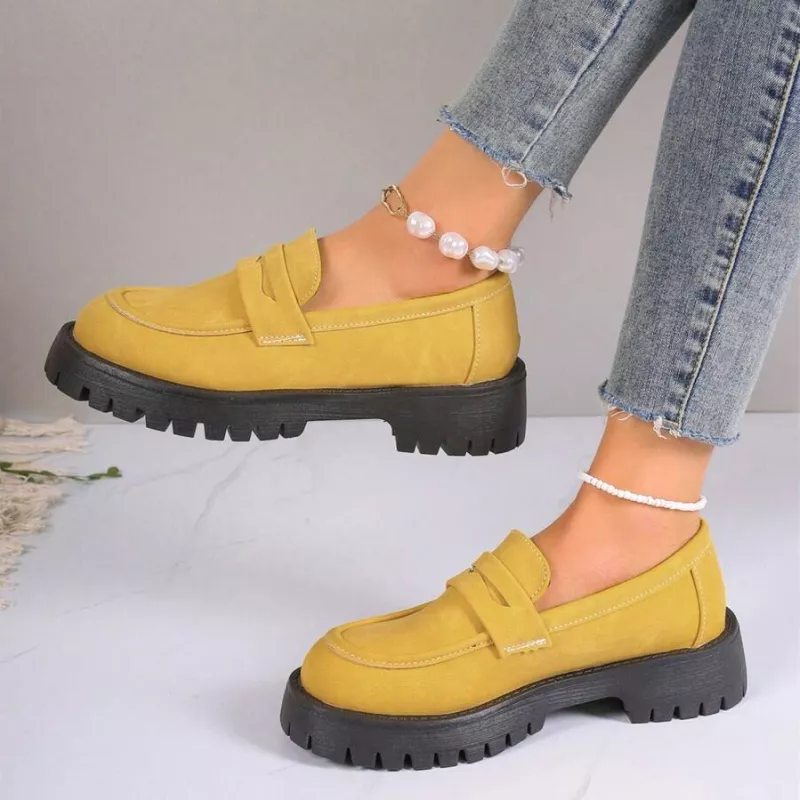 Women’s Comfortable British Style Loafers - Image 6