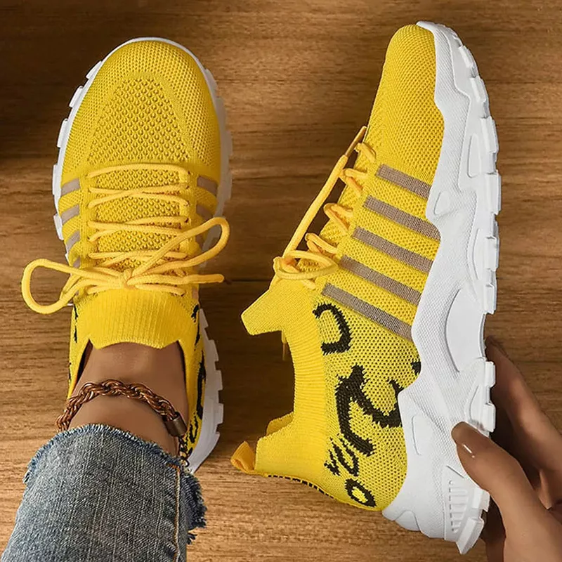 Women's Leopard Platform Sneakers - Image 4