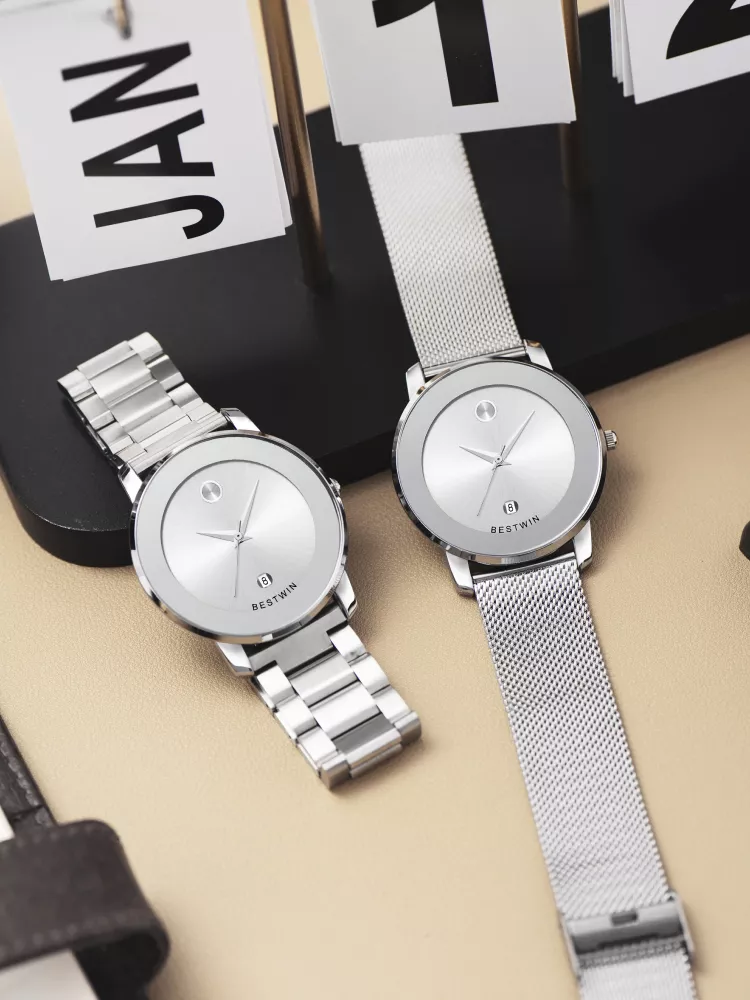 Classic Stainless Steel Wristwatch - Image 4