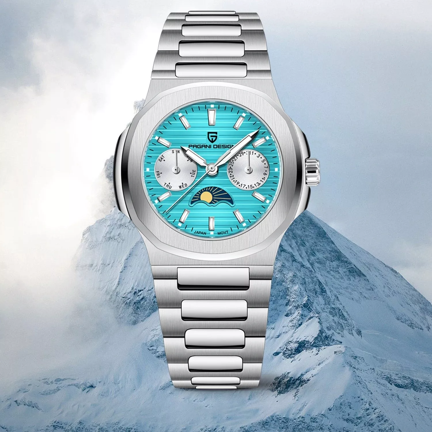 Elegant Women's Quartz Watch with Sapphire Crystal, Waterproof & Luminous Features - Image 6