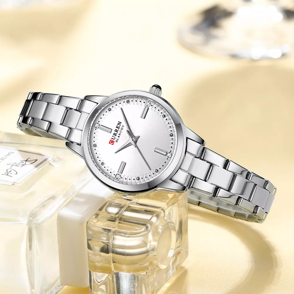 Elegant Stainless Steel Women's Quartz Watch - Image 4