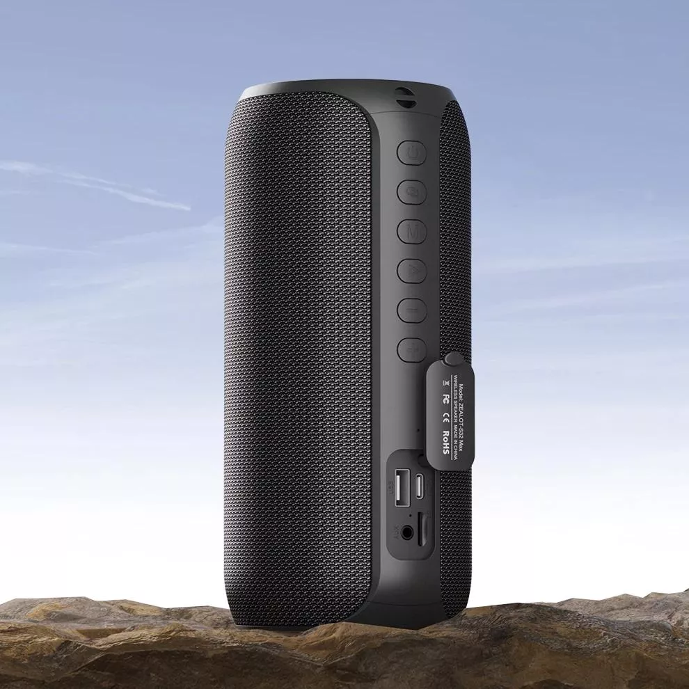 Portable Bluetooth Karaoke Speaker with Wireless Microphones & 20W Stereo Sound