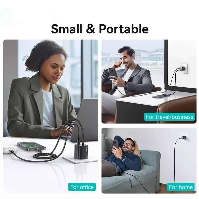 20W Mini GaN Fast Charger with USB-C Cable - Image 6