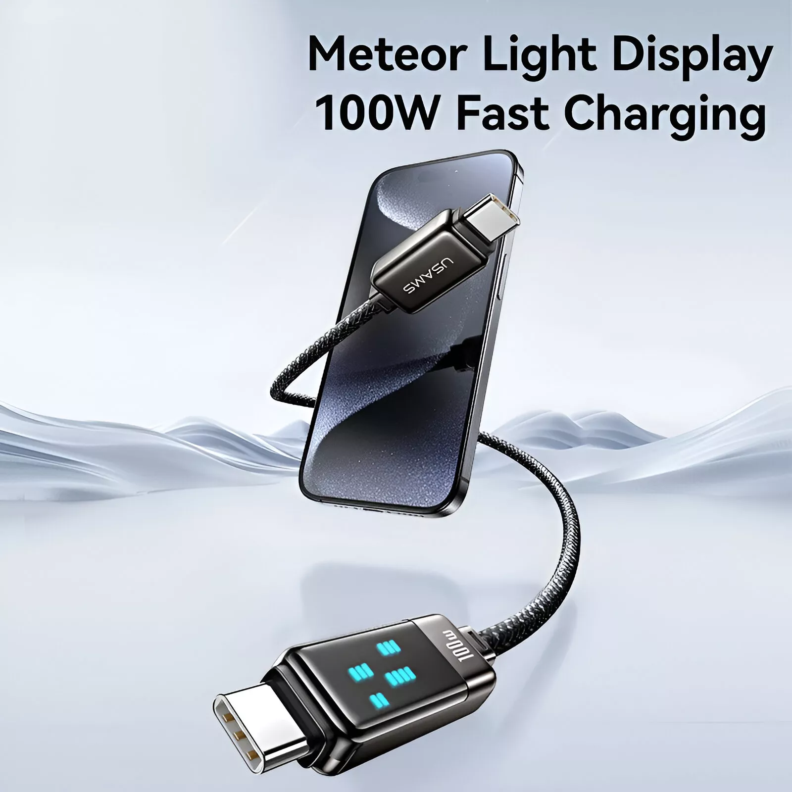 100W Fast Charging Cable Type-C to Type-C - Image 2