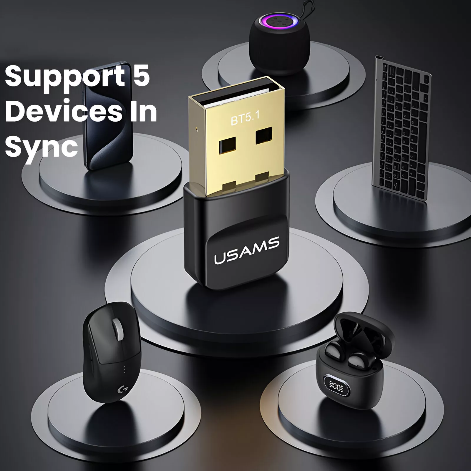 USB Bluetooth Adapter 5.1 for PC - Image 3