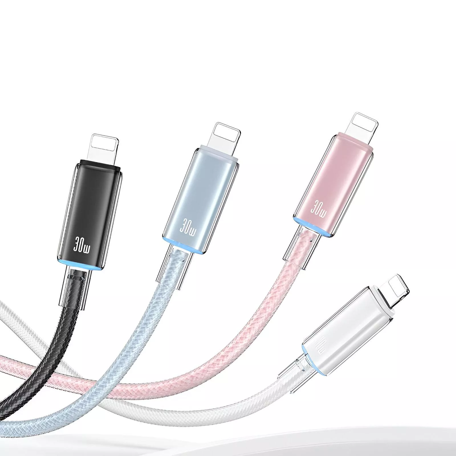 30W Type-C to Lightning PD Fast Charging Data Cable