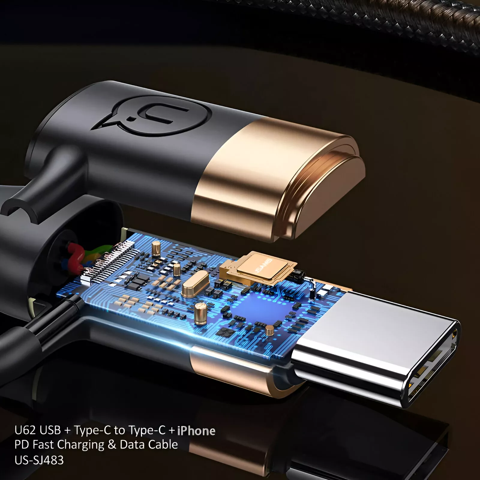 4-in-1 60W PD USB C Cable - Image 4