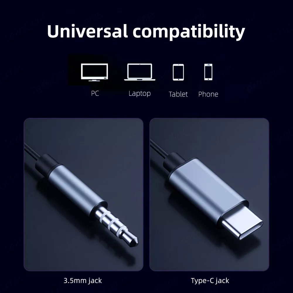 Type-C Wired Earphones with Mic - Image 6