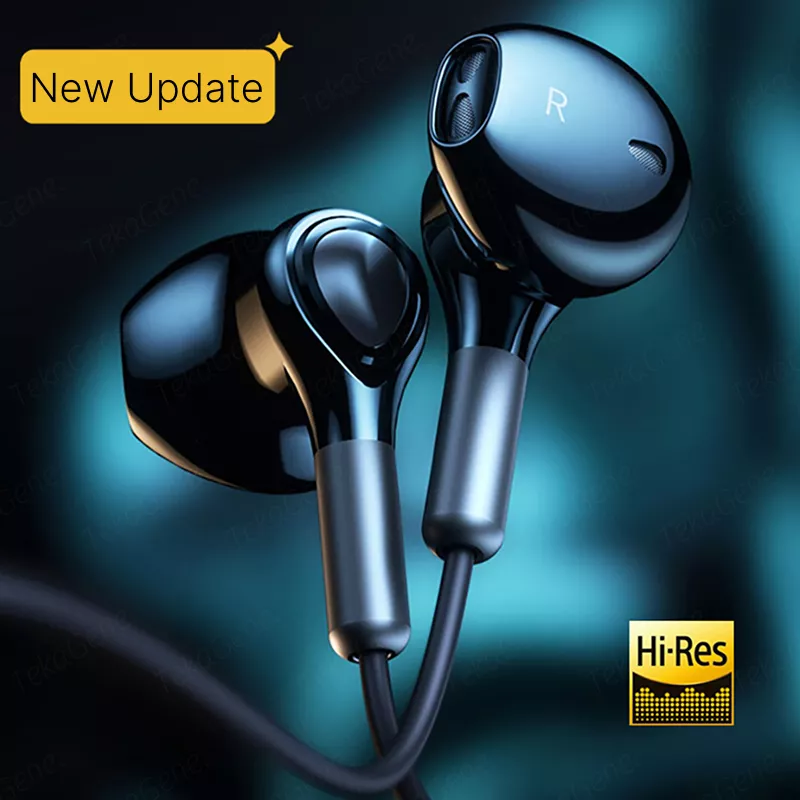 Type-C Wired Earphones with Mic - Image 2