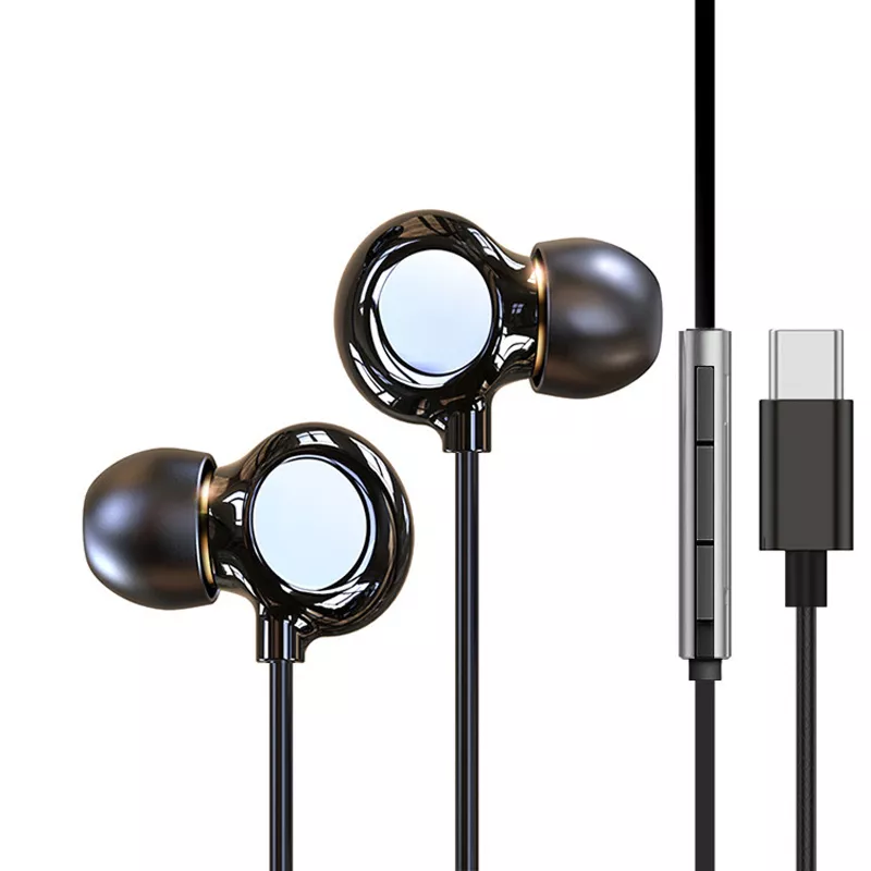 Type C Wired Earphones with Mic