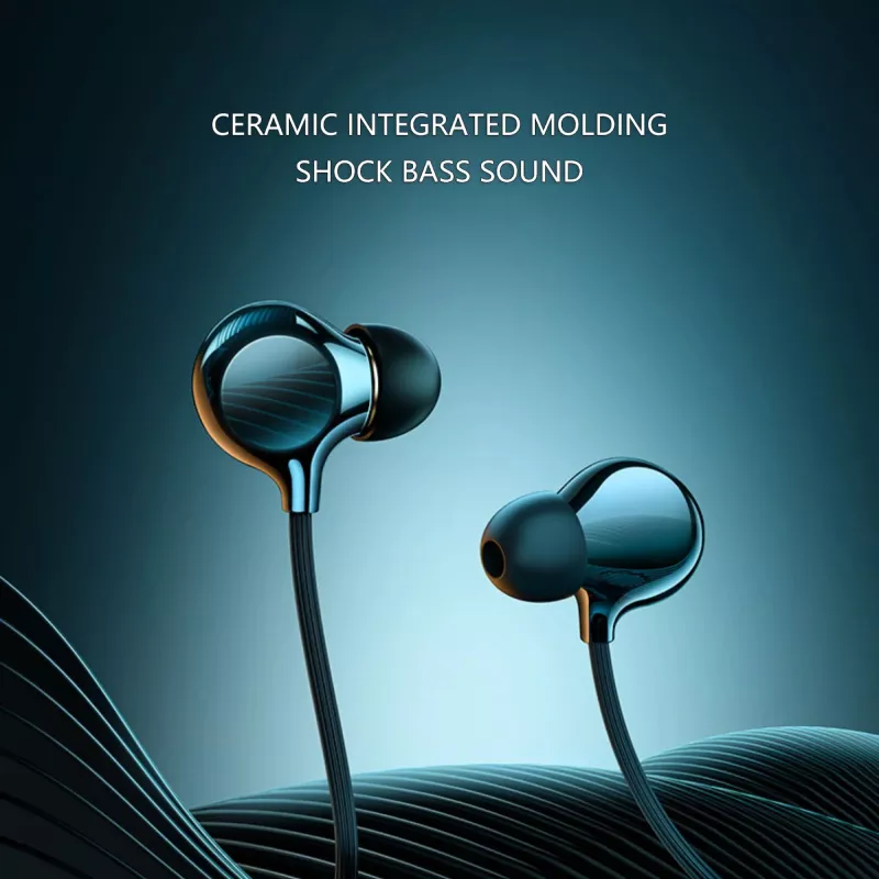 Type C Wired Earphones with Mic - Image 2