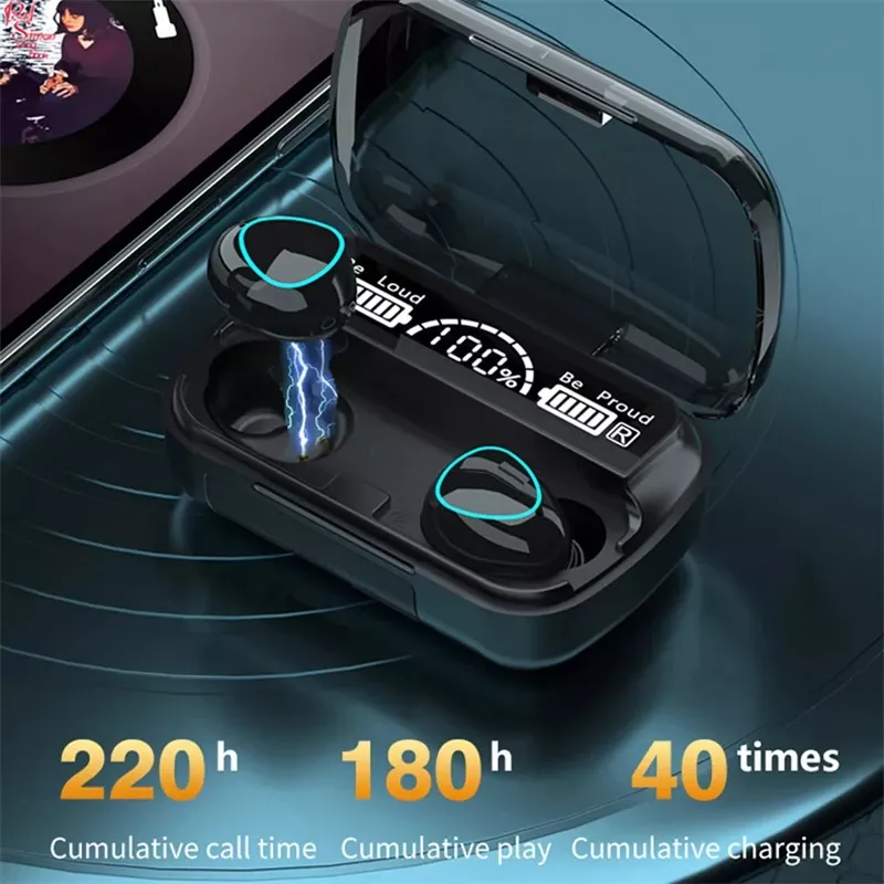 M10 Wireless Bluetooth Earbuds - Image 2