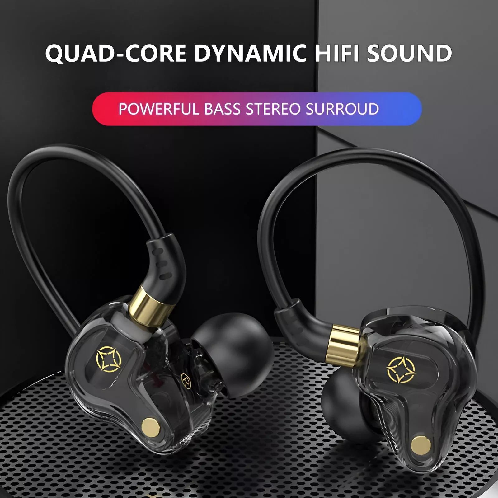 Ergonomic Wired Recording Headset with Mic for Mobile Devices - Image 2