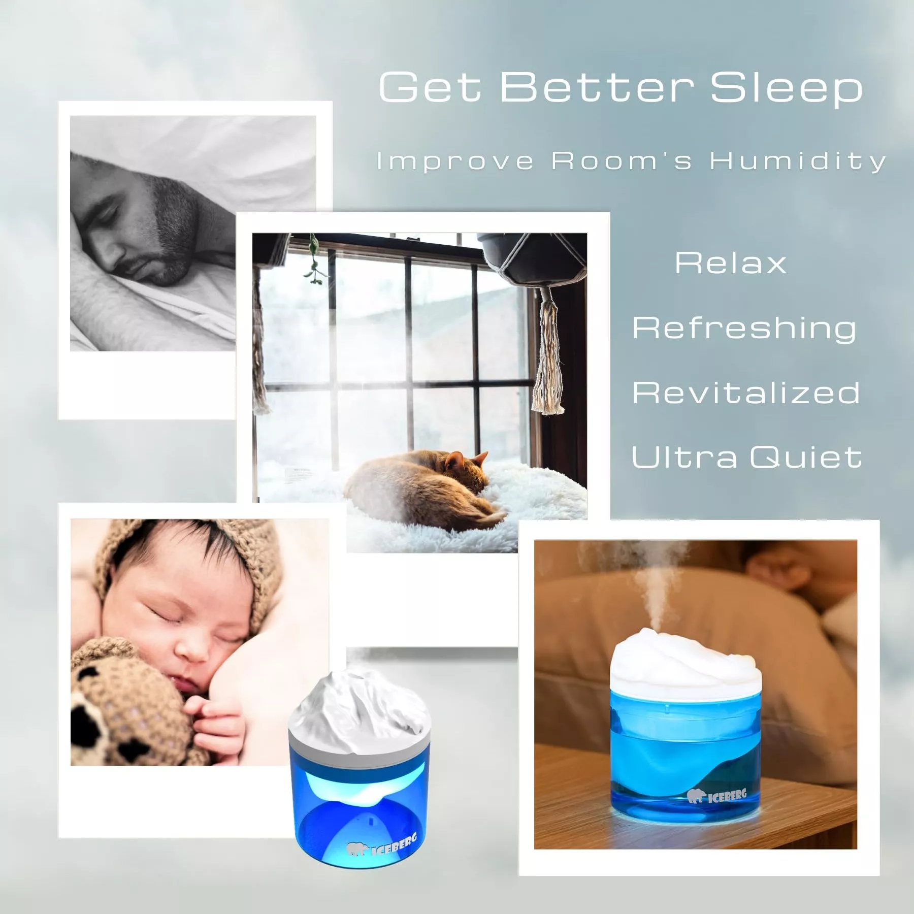 400ml Ultrasonic USB Aroma Humidifier & Essential Oil Diffuser for Home & Bedroom - Image 5