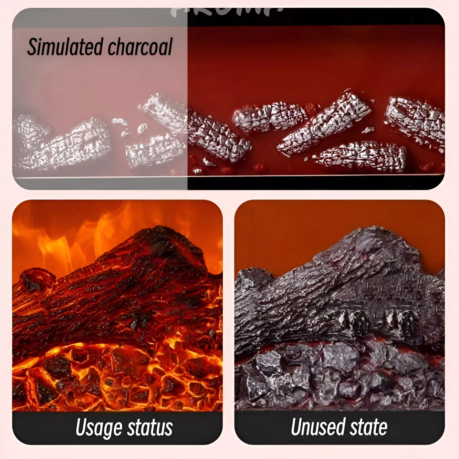 Ultrasonic Flame Effect Aromatherapy Diffuser with Colorful LED Light - Image 6