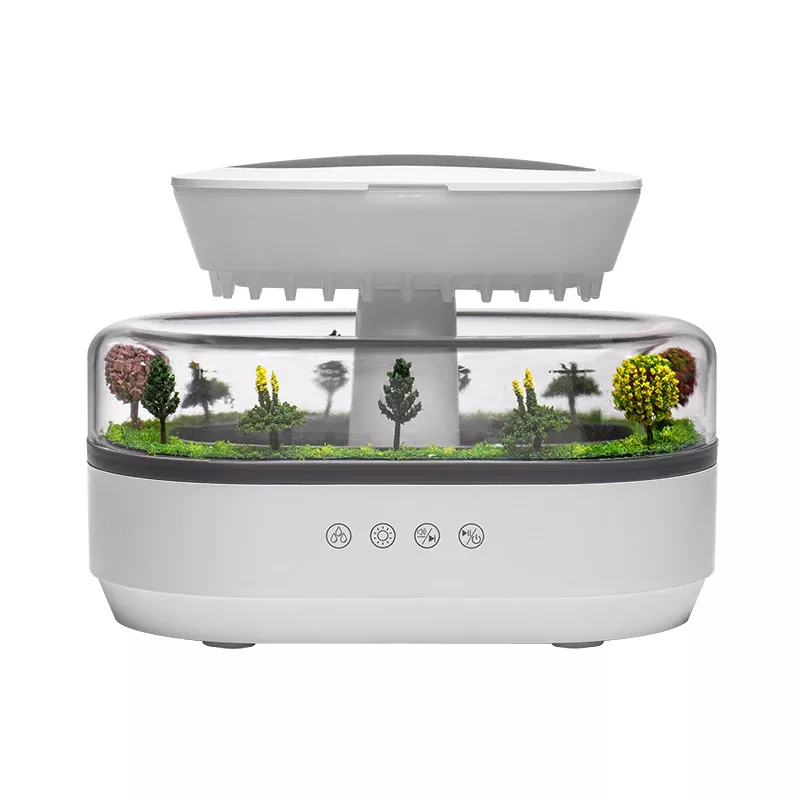 Rain Cloud Ultrasonic Humidifier & Aromatherapy Diffuser with LED Lights
