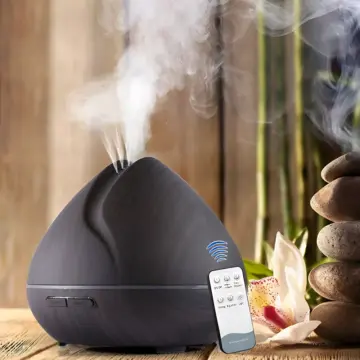 Ultrasonic Essential Oil Diffuser & Humidifier with 7-Color LED & Remote