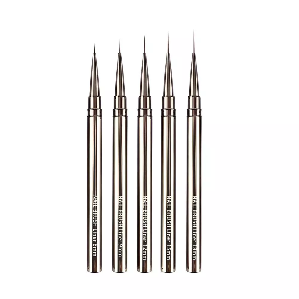 Nails Art Liner Brushes Elongated Lines Striping Drawing Painting 6/9/12/15/18/25mm Nail Design Pen Professional Manicure Tool