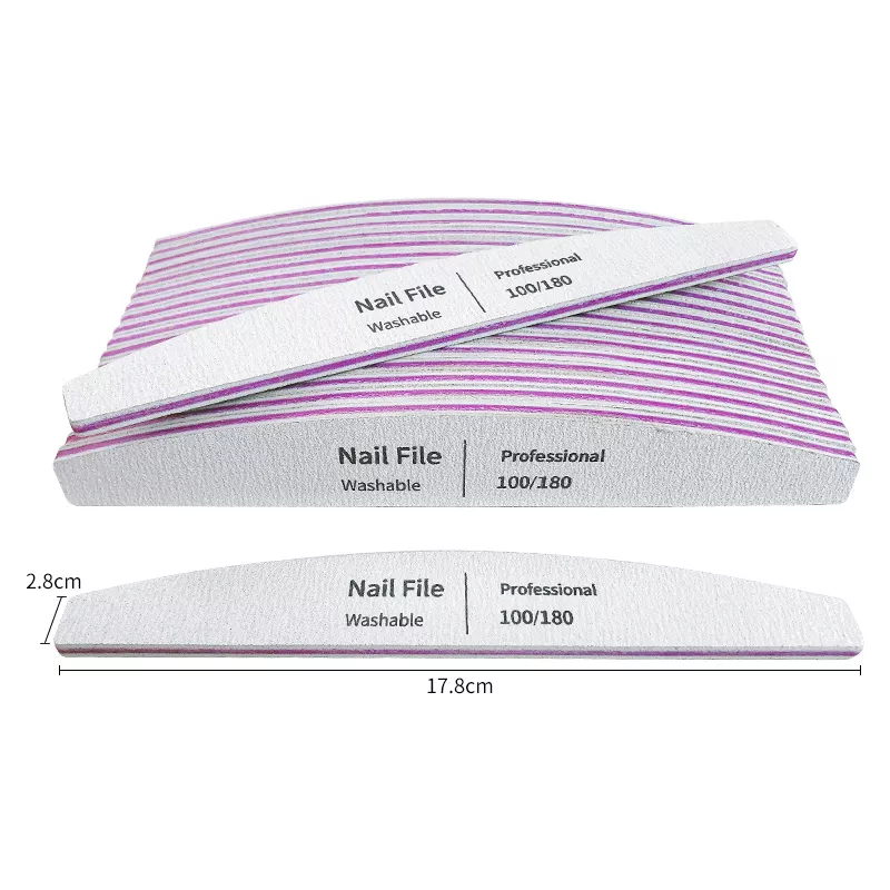 Professional Nail Files 100/180 Grit – Manicure & Gel Polish Buffer Set - Image 7