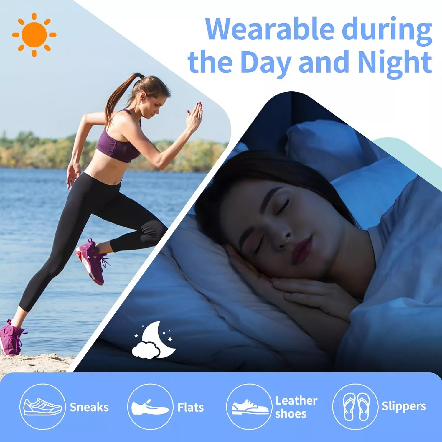 Big Toe Bunion Corrector Adjustable Orthopedic Socks - Image 3