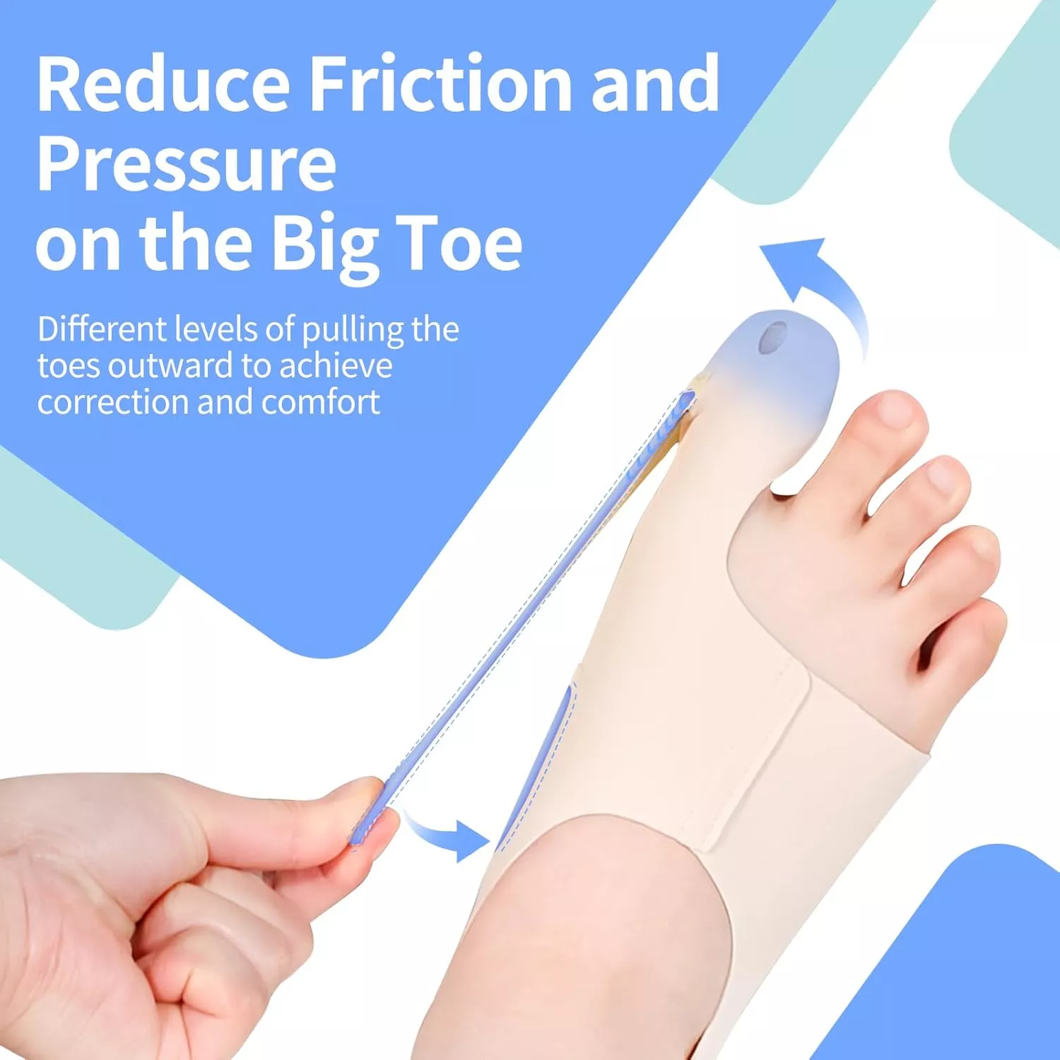 Big Toe Bunion Corrector Adjustable Orthopedic Socks - Image 2