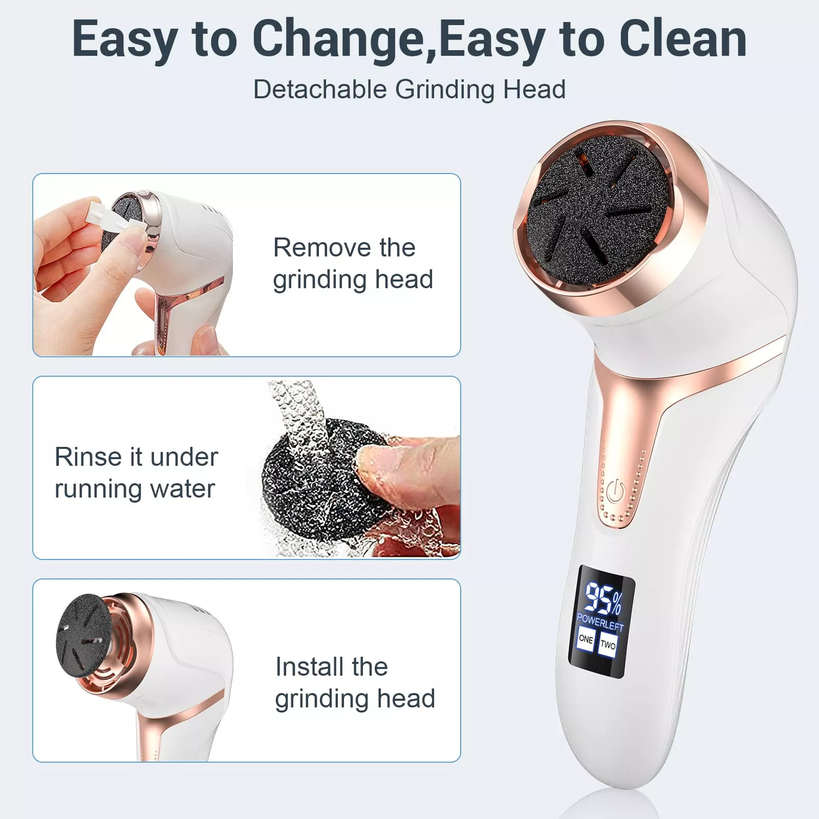 Electric Pedicure Callus Remover Foot Grinder - Image 4