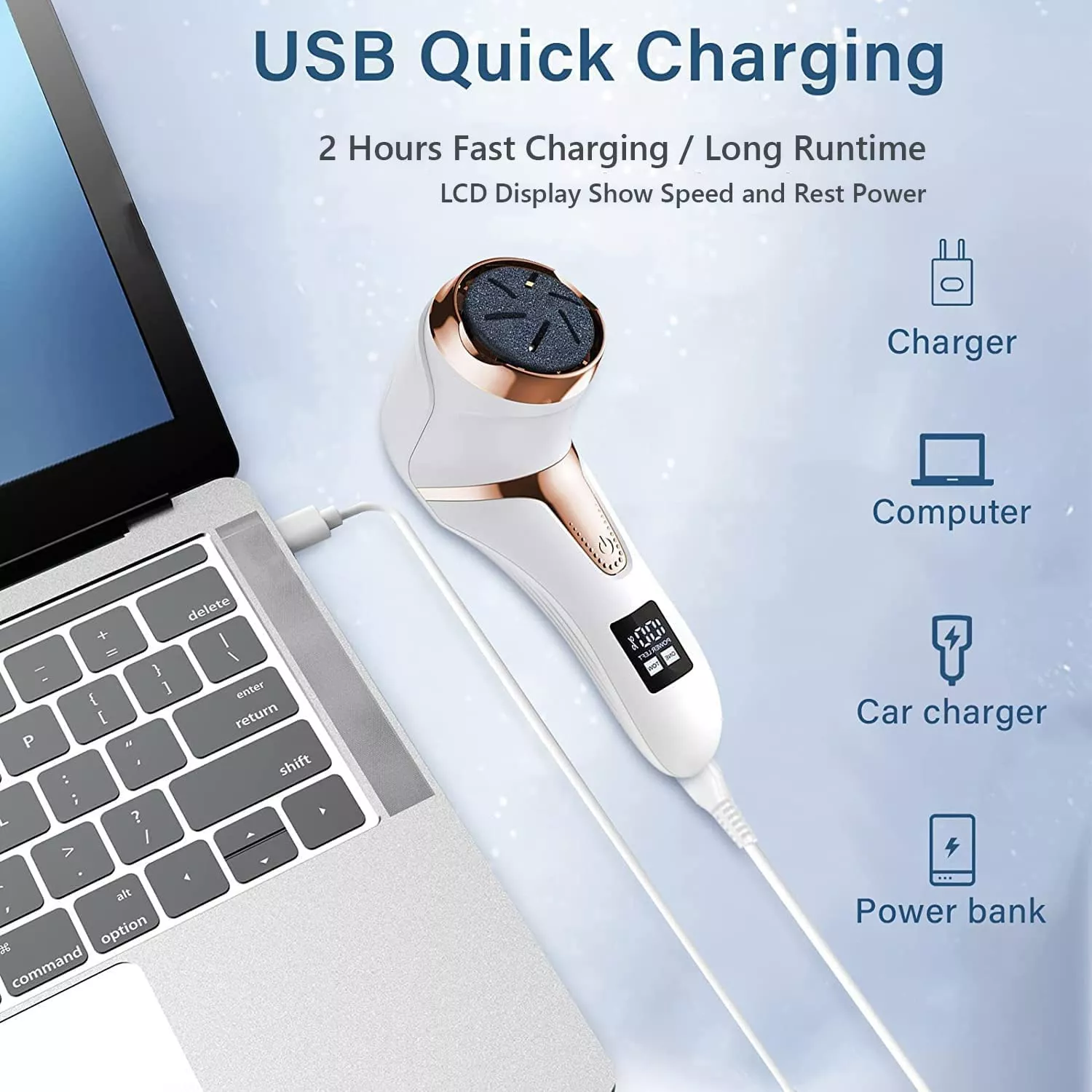 Electric Pedicure Callus Remover Foot Grinder - Image 5