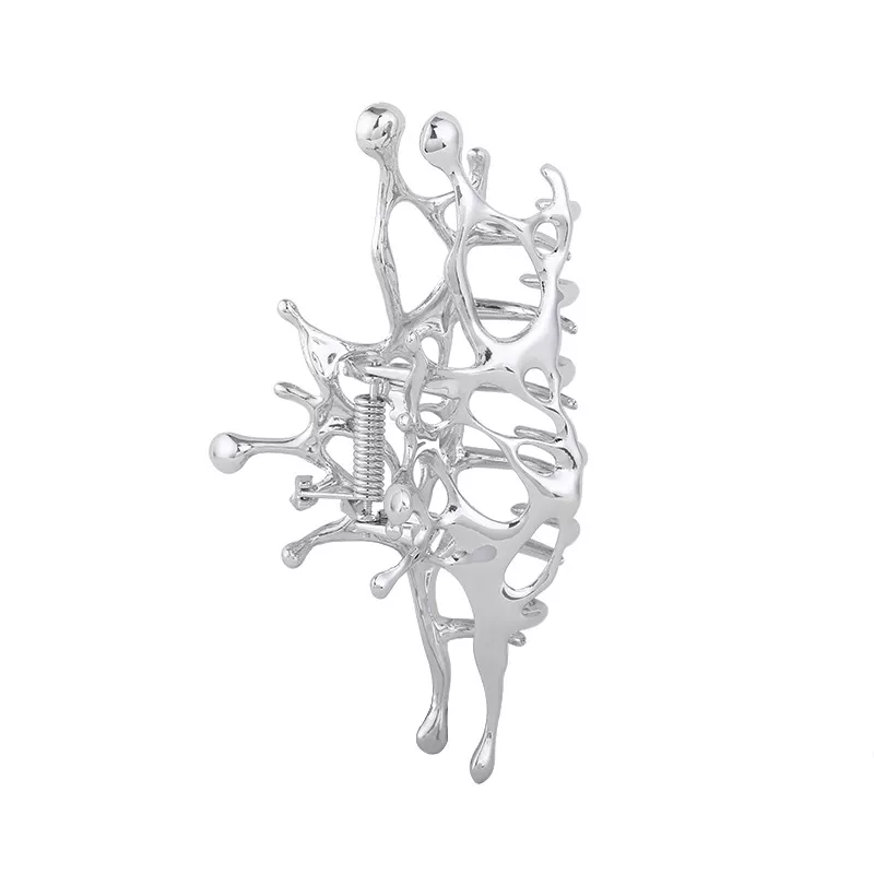 Large Geometric Metal Claw Hair Clips for Women - Image 6