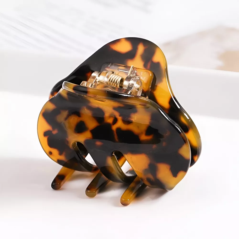 Fashion Colorful Rhombus Acetate Hair Claws