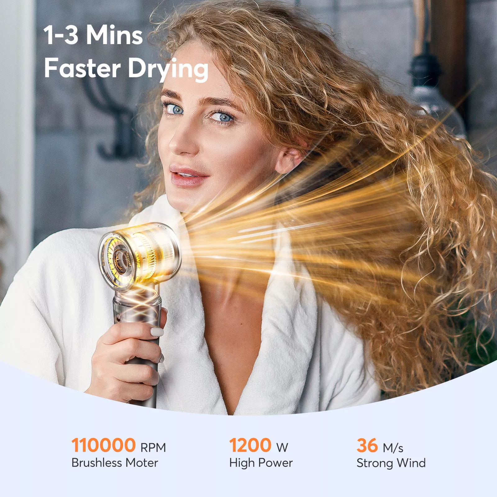 5-in-1 Portable Hair Dryer and Airstyler - Automatic Curling and Styling Tool - Image 6