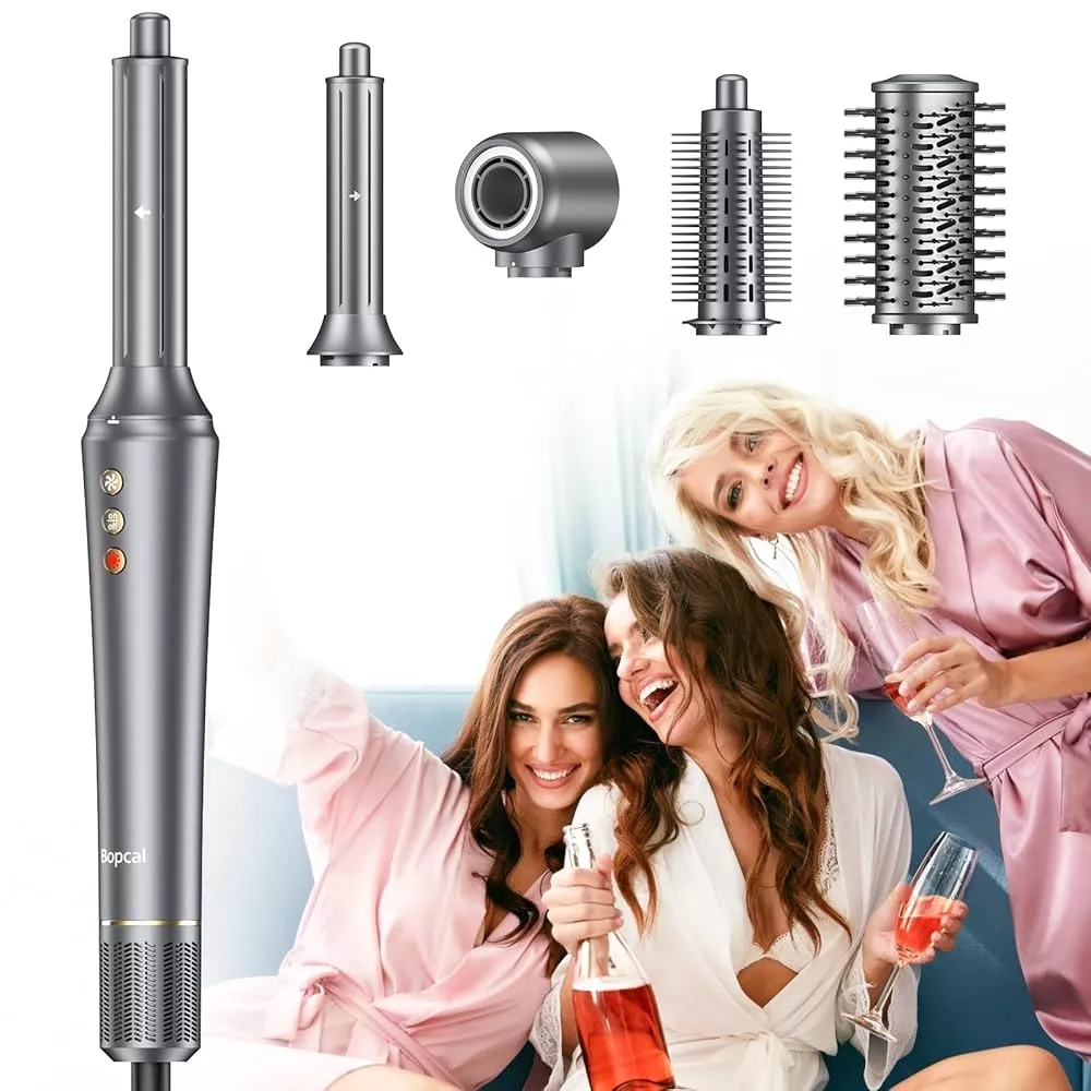 5-in-1 Portable Hair Dryer and Airstyler - Automatic Curling and Styling Tool - Image 2