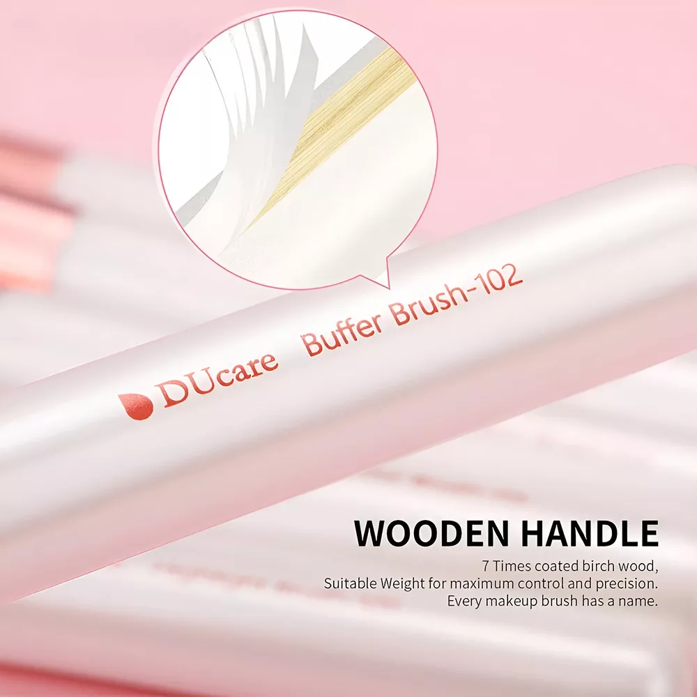 Professional 27-Piece Makeup Brush Set for Foundation, Eyeshadow, and Powder - Image 3