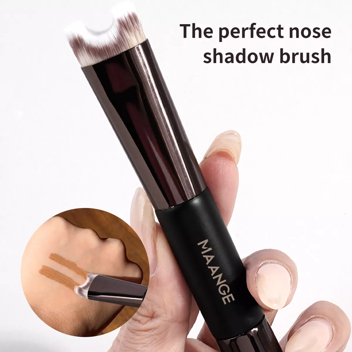 Nose Contour U-Shaped Makeup Brush - Image 3