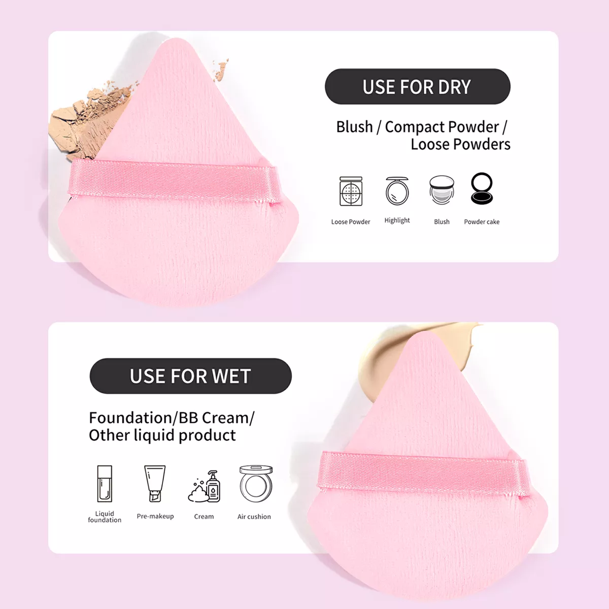 20-Piece Professional Makeup Brush Set with Storage Box - Image 7