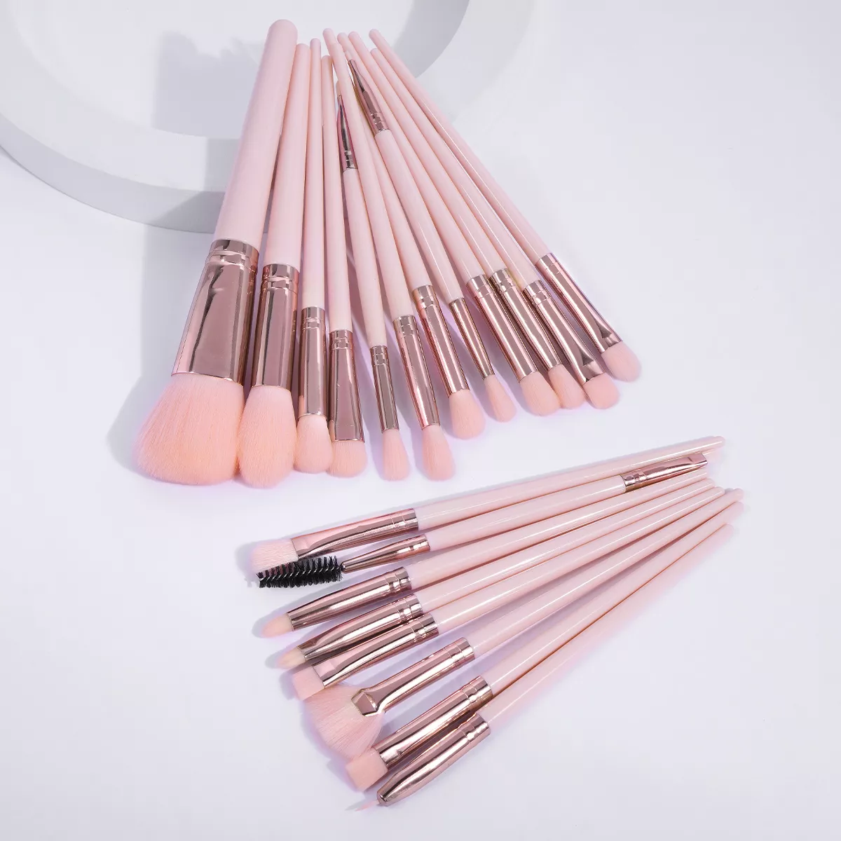 20-Piece Professional Makeup Brush Set with Storage Box - Image 3