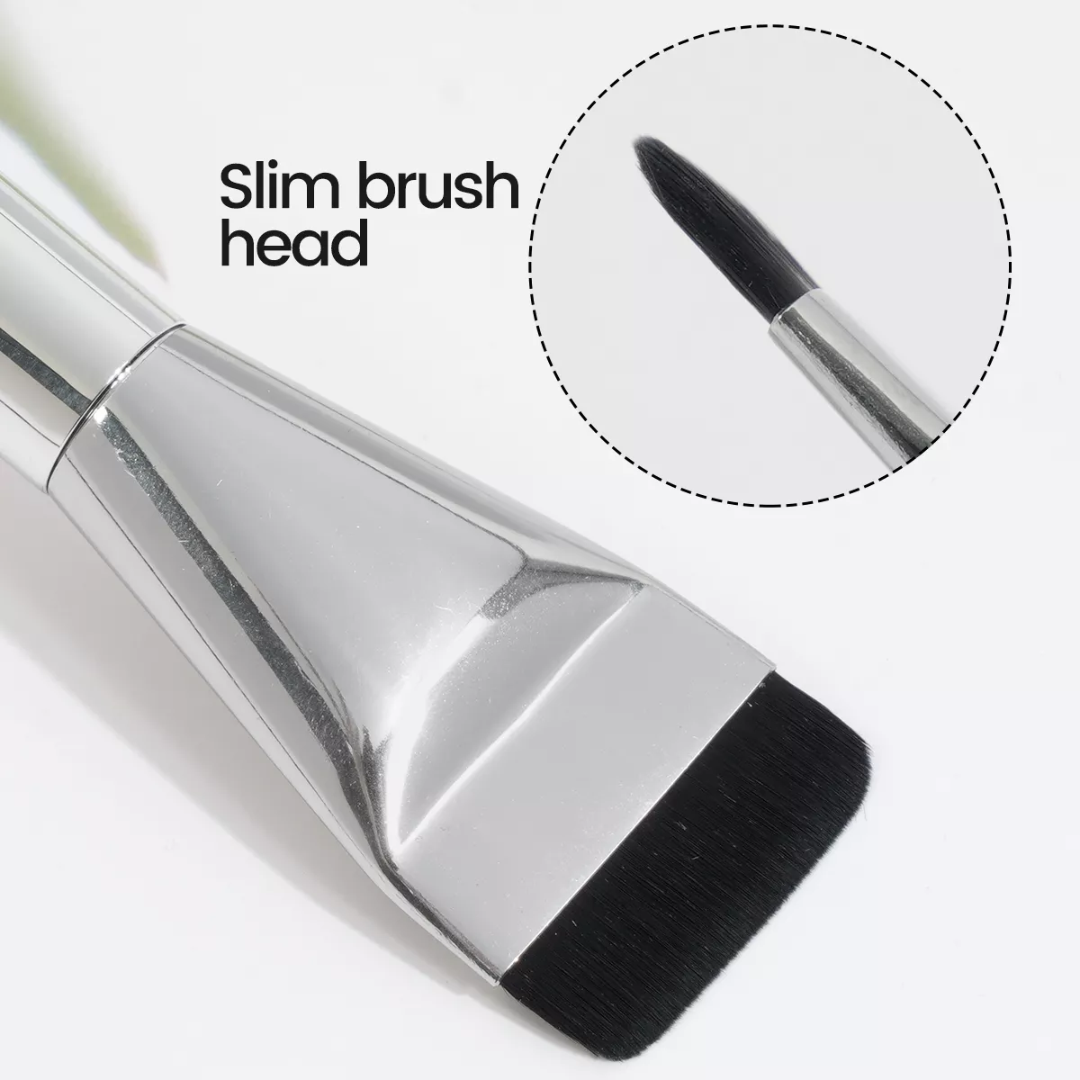 Ultra Thin Flat Makeup Brush for Foundation, Concealer & Face Masks - Image 5
