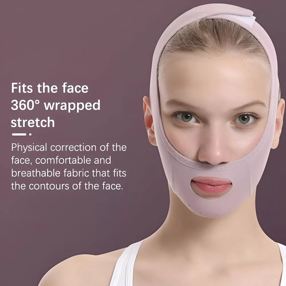 Breathable V-Line Face Slimming Band for Women - Image 3