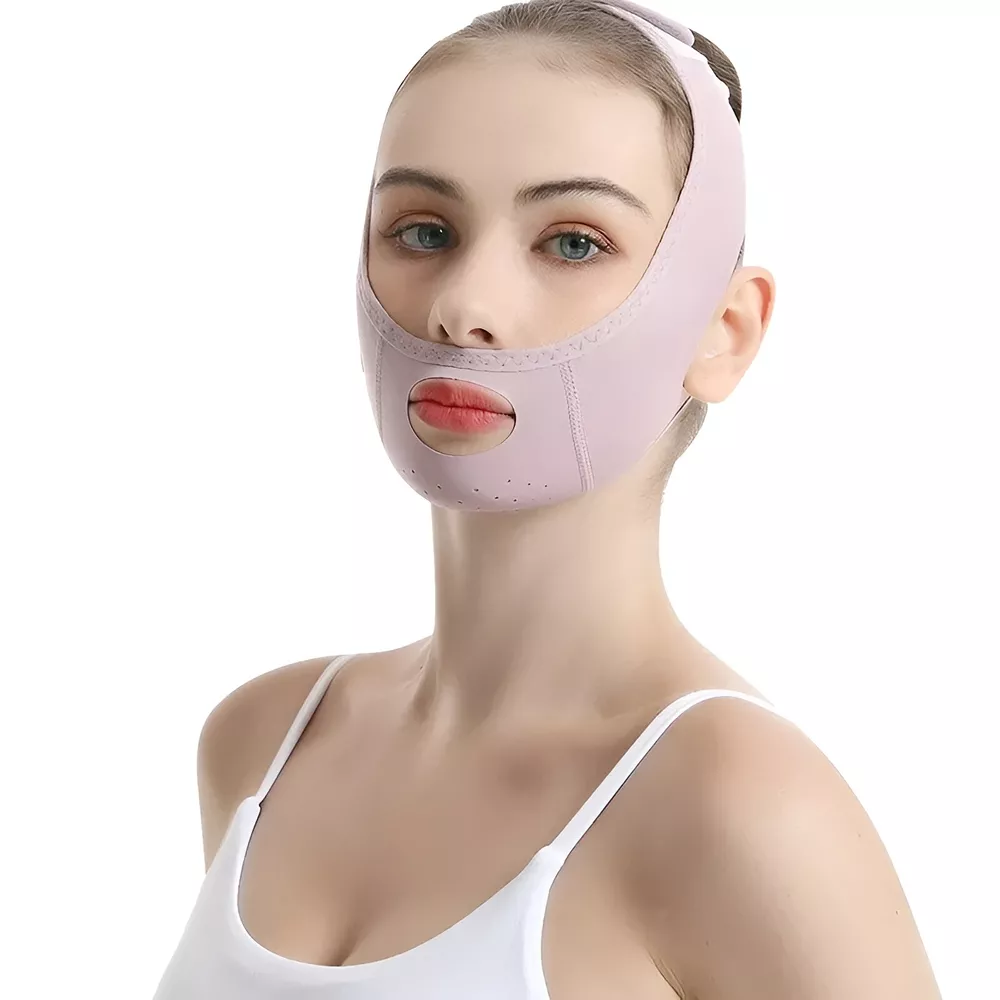 Breathable V-Line Face Slimming Band for Women