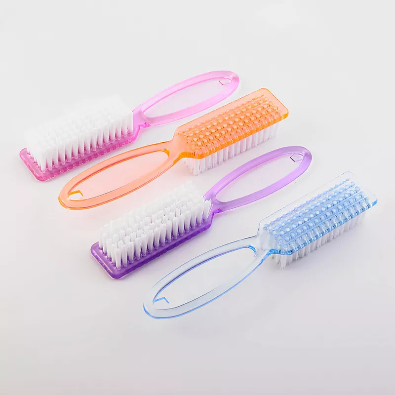 4Pcs Transparent Nail Brush Cleaning Set - Image 2