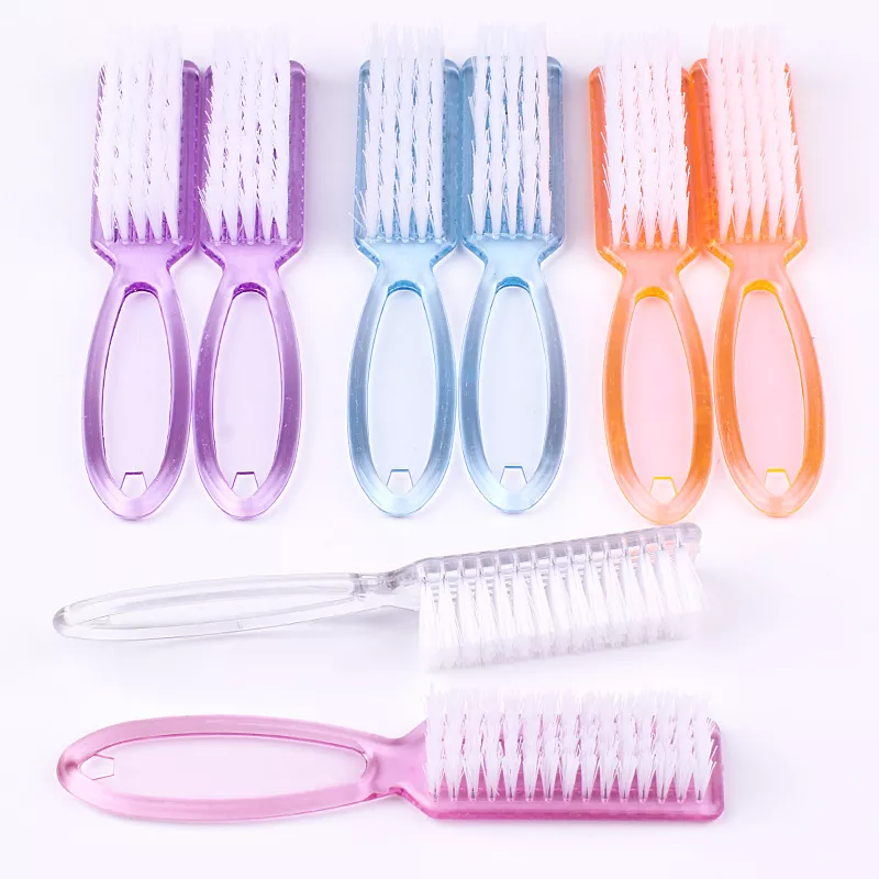 4Pcs Transparent Nail Brush Cleaning Set - Image 5