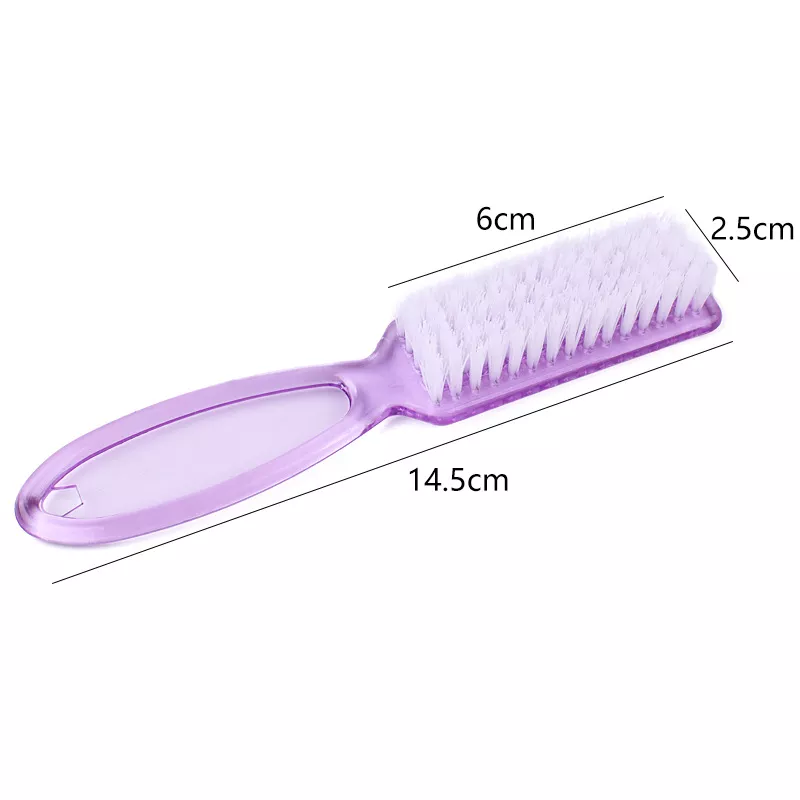 4Pcs Transparent Nail Brush Cleaning Set - Image 9