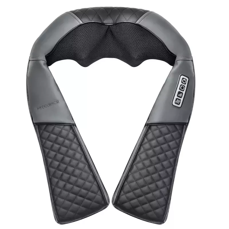 Electric Neck and Back Massager with Kneading Heat