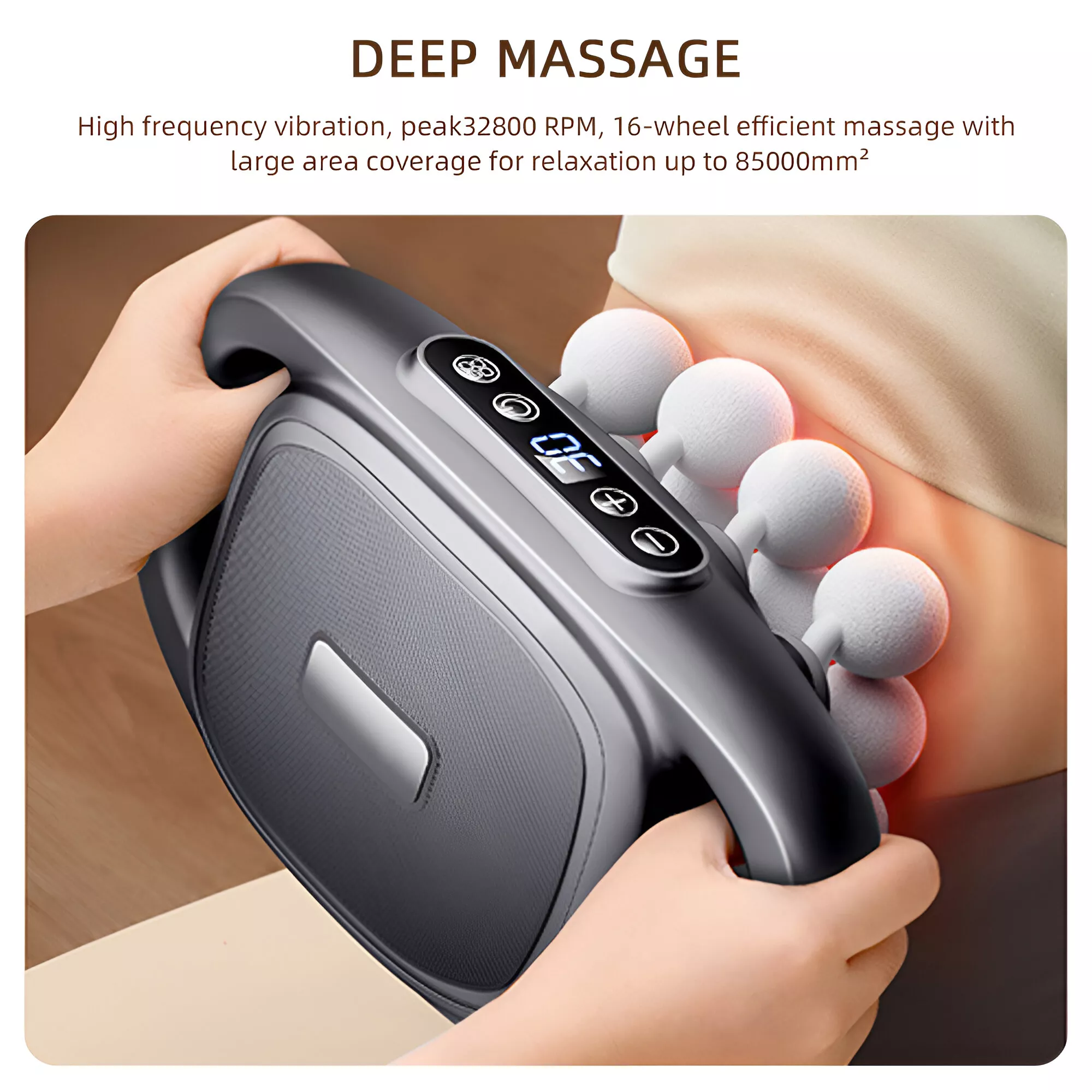 16-Head High-Frequency Vibration Massage Gun - Image 4