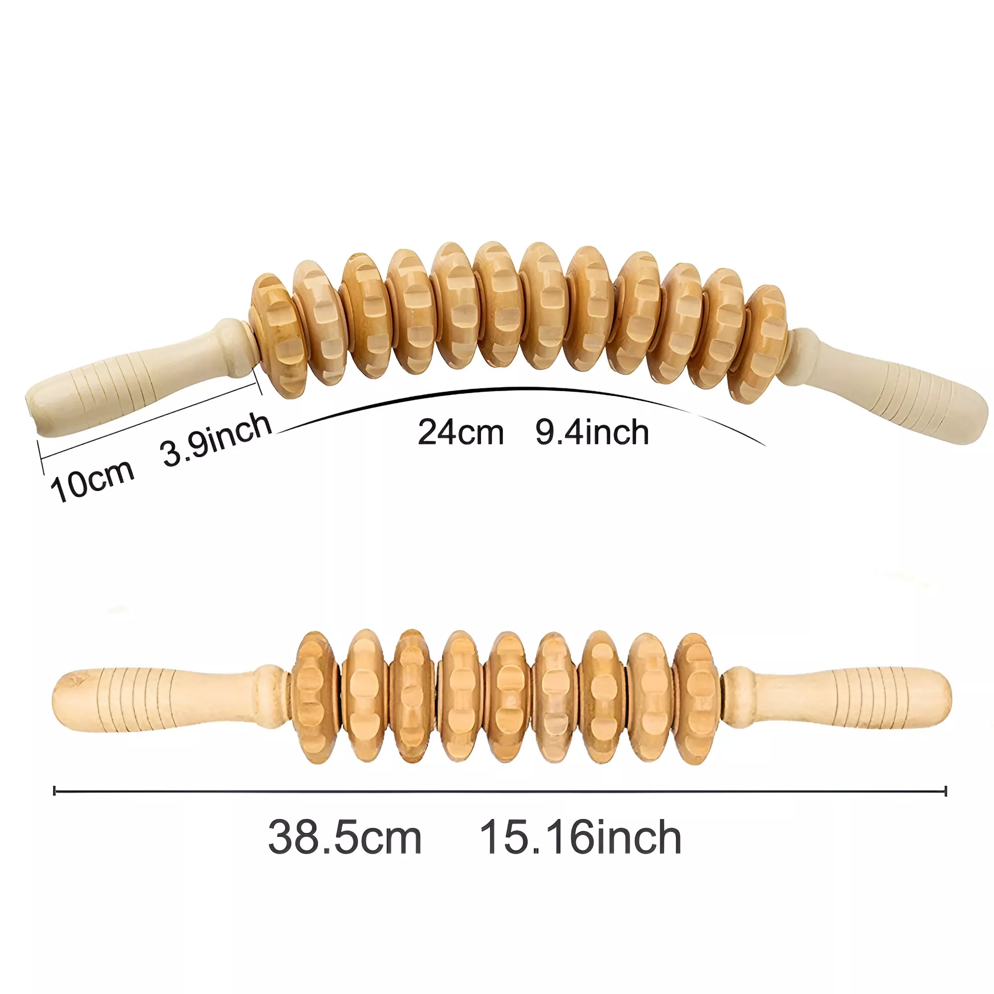 Wooden Therapy Massage Roller for Cellulite, Muscle Relaxation, and Body Shaping - Image 6