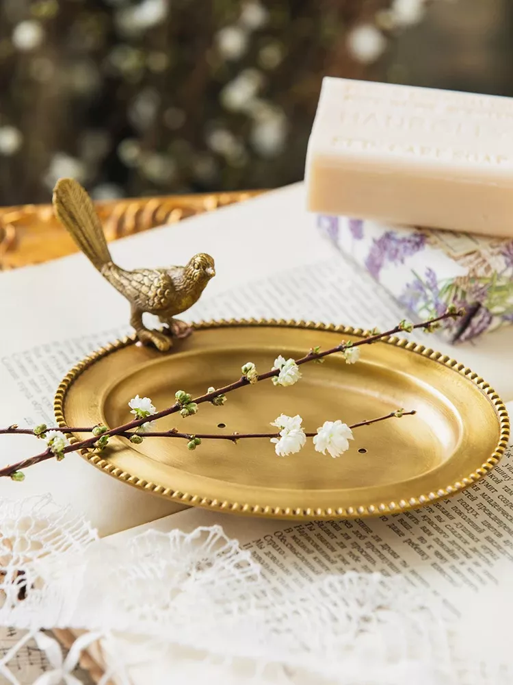 European Vintage Brass Soap Dish - Image 5