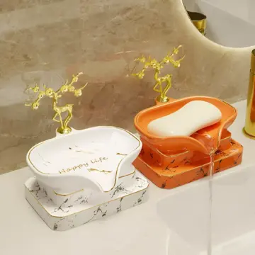 Elegant Handmade Ceramic Soap Dish