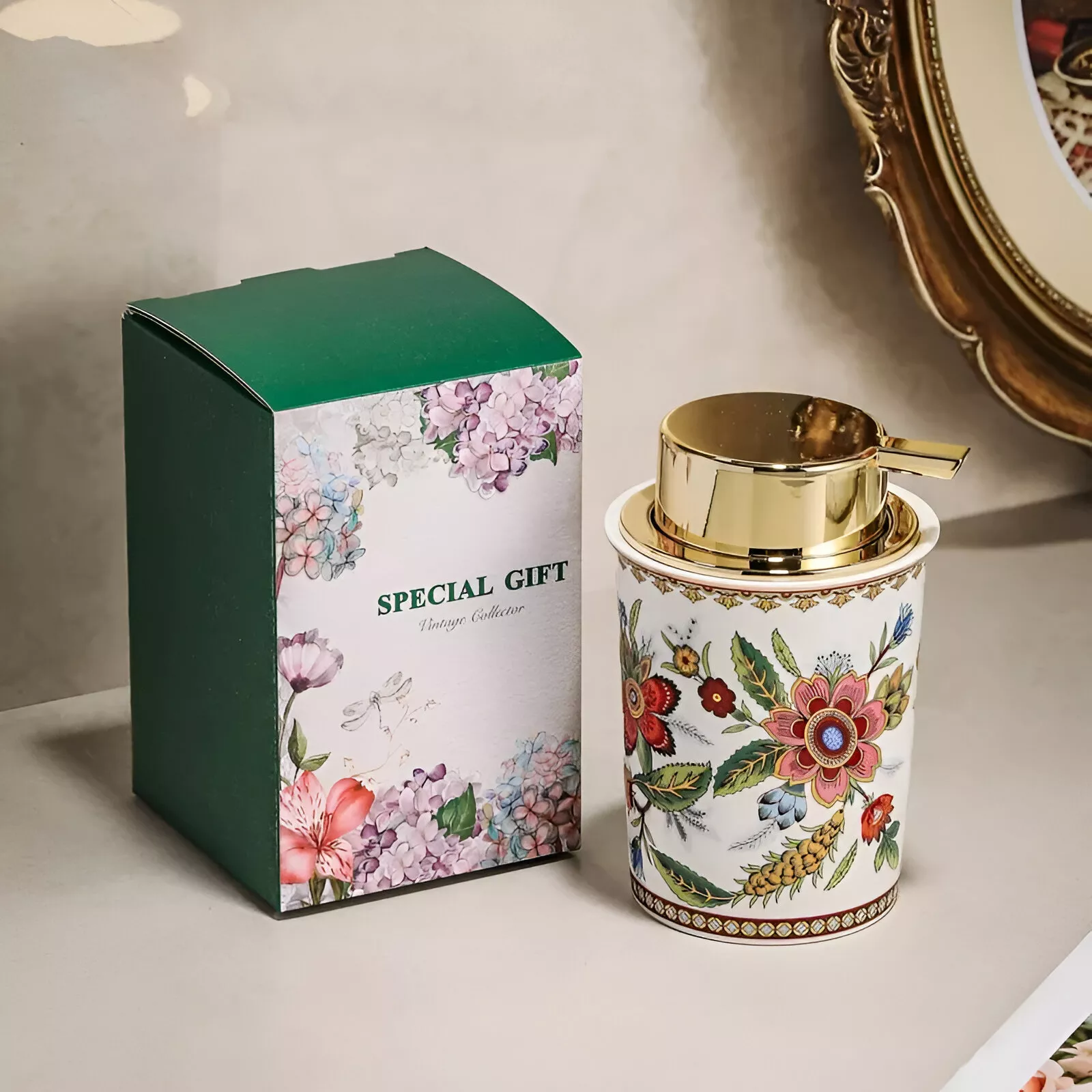 Colorful Ceramic Lotion Bottle - Image 5