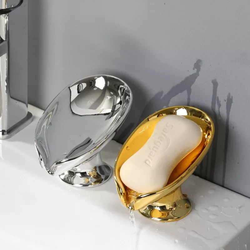Luxury Gold & Silver Ceramic Soap Dish - Image 3