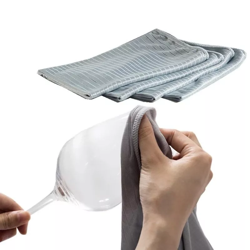Premium Microfiber Glass & Dish Cleaning Cloth
