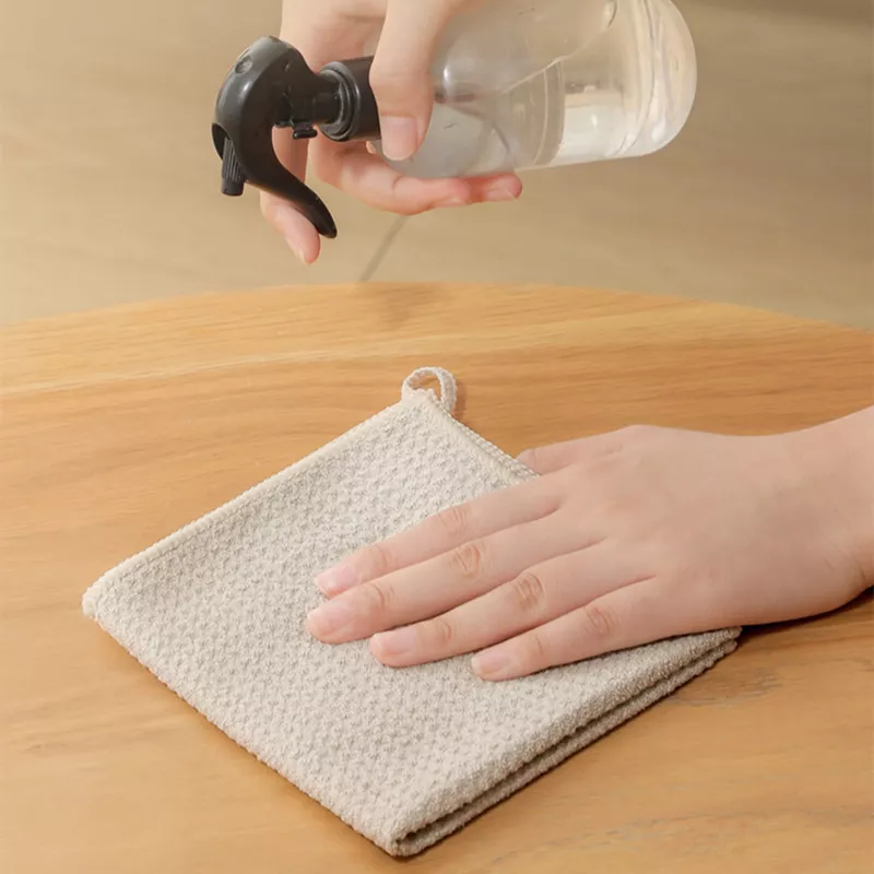Waffle Microfiber Cloth for Kitchen & Tabletop Cleaning - Image 5